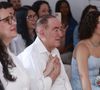 Renato Aragão antecipou comemoração dos 90 anos com missa na capela localizada nos pés do monumento do Cristo Redentor; em 1991, humorista beijou a mão na estátua