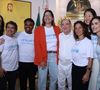 Renato Aragão reuniu a mulher e a filha caçula em missa pelos seus 90 anos na capela localizada na estátua do Cristo Redentor